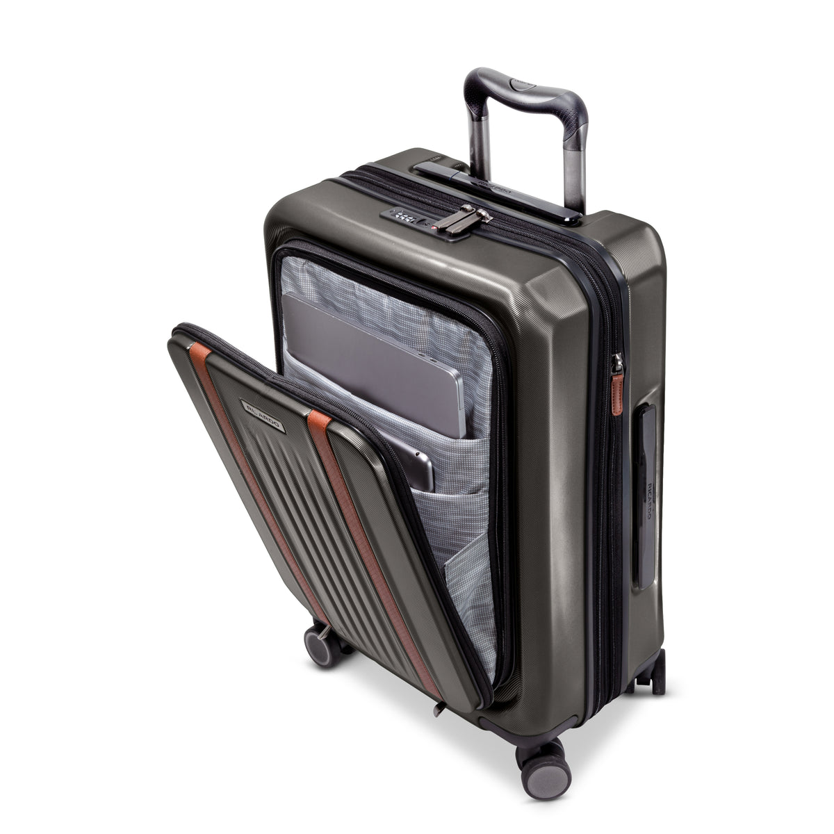 Ricardo Beverly Hills Montecito 2.0 Montecito 2.0 Fast Access™ Front-Opening Hardside Carry-On Expandable Spinner Graphite