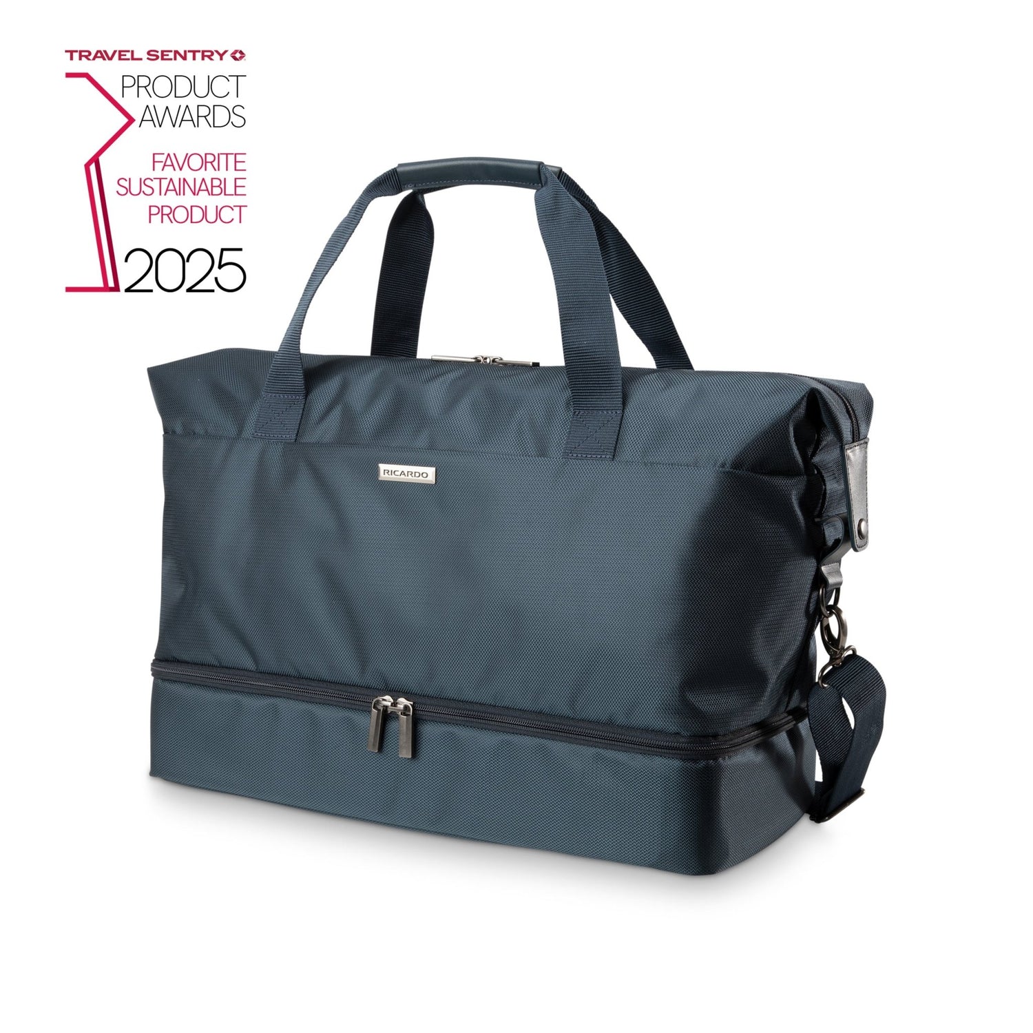 Ricardo Beverly Hills Avalon Avalon Drop-Bottom Weekender Duffel - 38L (Free Gift for Orders $300+) Storm Blue