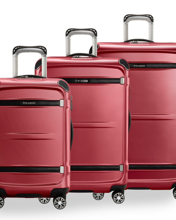 Ricardo Beverly Hills Rodeo Drive 2.0 Rodeo Drive 2.0 Hardside 3-Piece Set Crimson Red