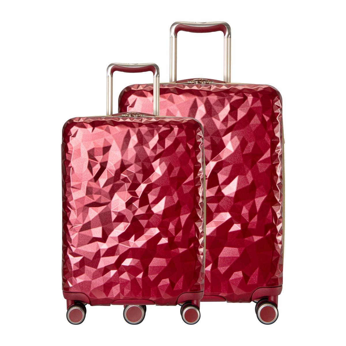 Ricardo Beverly Hills Indio Indio Hardside 2-Piece Set (20" Carry-On, 28" Large Checked) Ruby