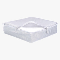 Essentials Large Packing Cube in Cloud Open View~~Color:Cloud~~Description:Opened