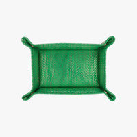 Havana Snap Tray in Green top view~~Color:Green~~Description:Opened