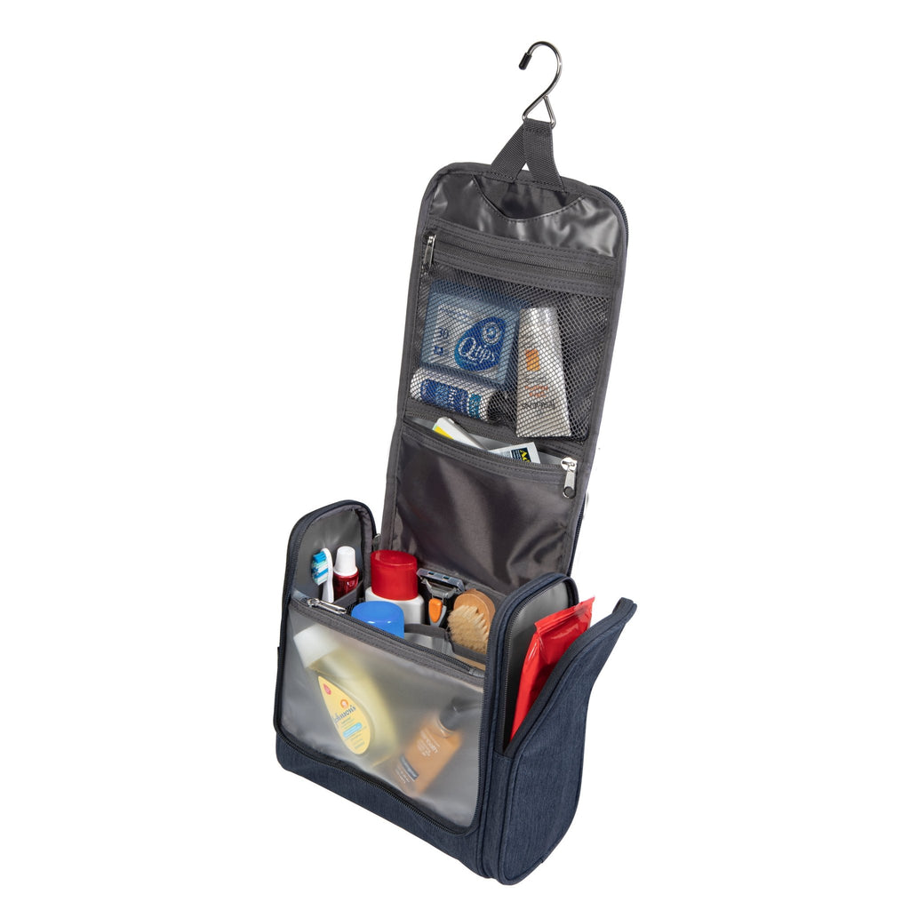 Sac De Toilette Suspendu Ricardo Beverly Hills – Noir – Organiseur De Voyage Pratique