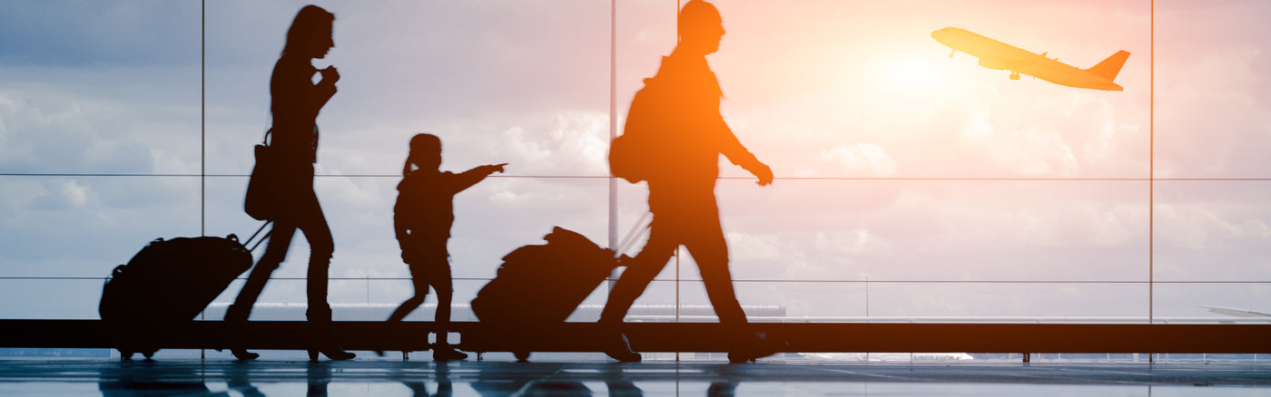 Family Travel Through Airport