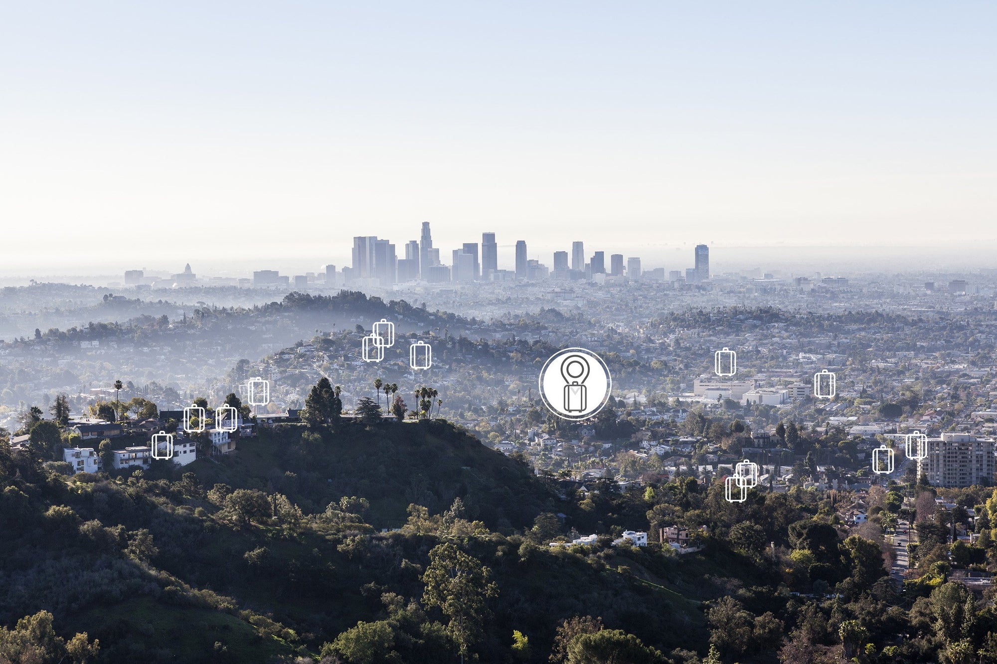 L.A. Skyline from a distance