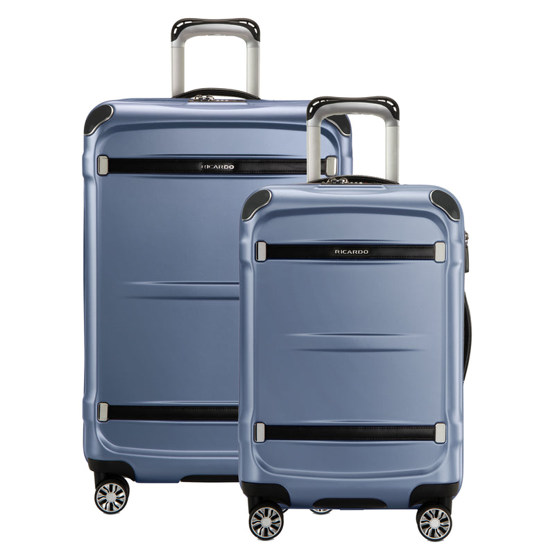 Ricardo Beverly Hills Rodeo Drive 2.0 Rodeo Drive 2.0 Hardside 2-Piece Set (21" Carry-on & 25" Medium Checked) Arctic Blue