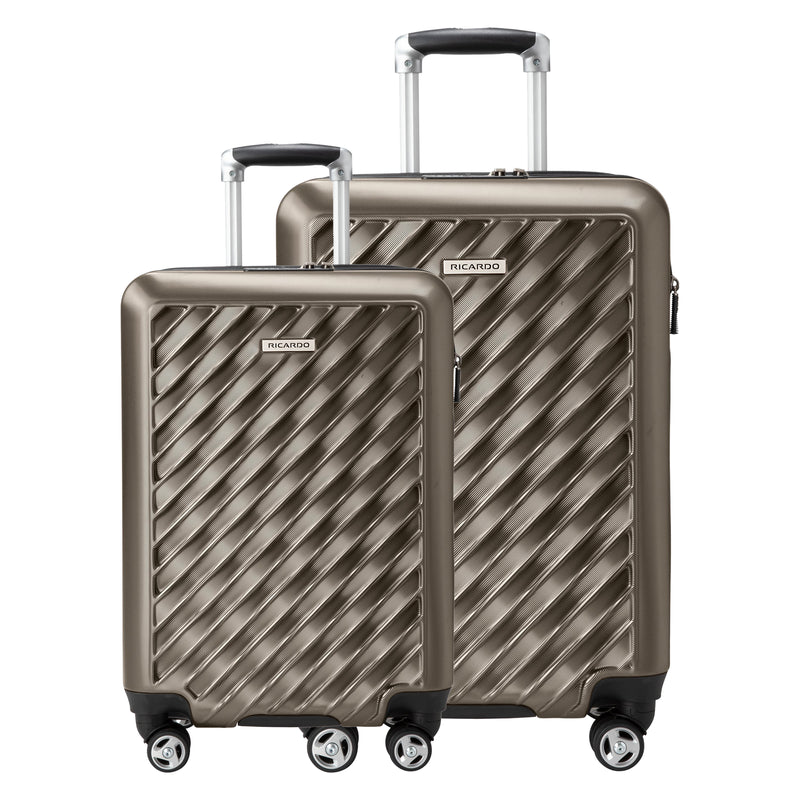 Ricardo Beverly Hills Melrose Melrose Hardside 2-Piece Set (21" Carry-On, 25" Medium Checked) Bronze