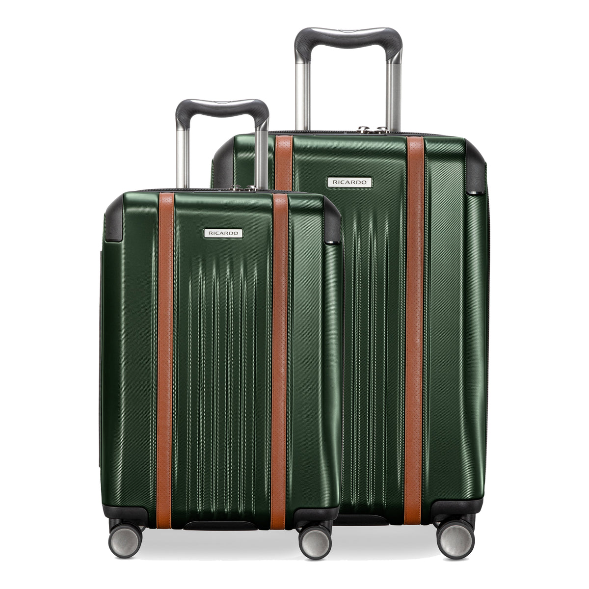 Ricardo Beverly Hills Montecito 2.0 Montecito 2.0 Hardside 2-Piece Set (21" Carry-On, 29" Large Checked) Hunter Green
