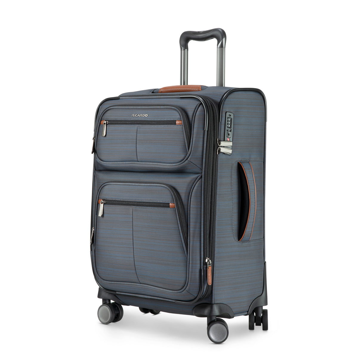 Ricardo Beverly Hills Montecito 2.0 Montecito 2.0 Softside Carry-On Expandable Spinner Grey