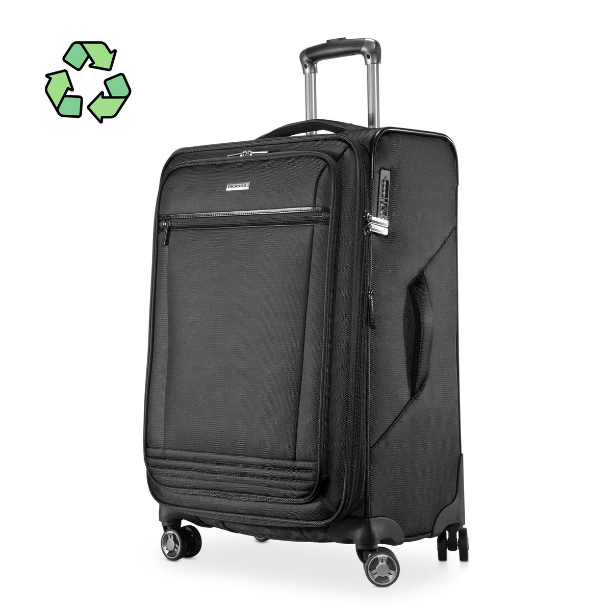 Ricardo Beverly Hills Avalon Avalon Softside Medium Check-In Expandable Spinner Black