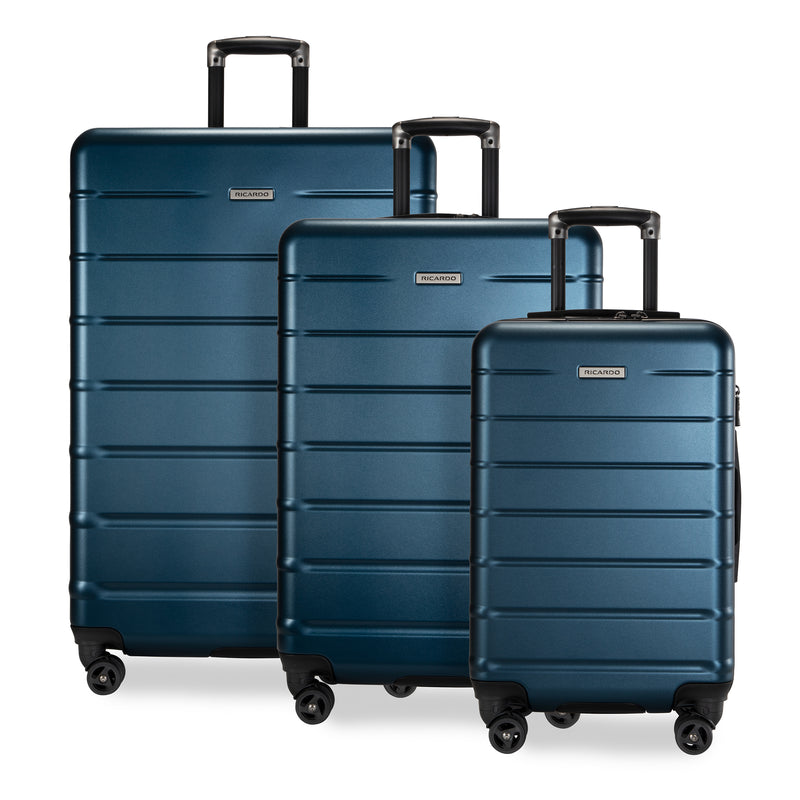Ricardo Beverly Hills Cambria Cambria Hardside 3-Piece Set Blue Pearl