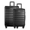 Ricardo Beverly Hills Cambria Cambria Hardside 2-Piece Set (20" Carry-on & 25" Medium Checked) Black Pearl