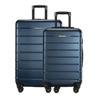 Ricardo Beverly Hills Cambria Cambria Hardside 2-Piece Set (20" Carry-on & 25" Medium Checked) Blue Pearl