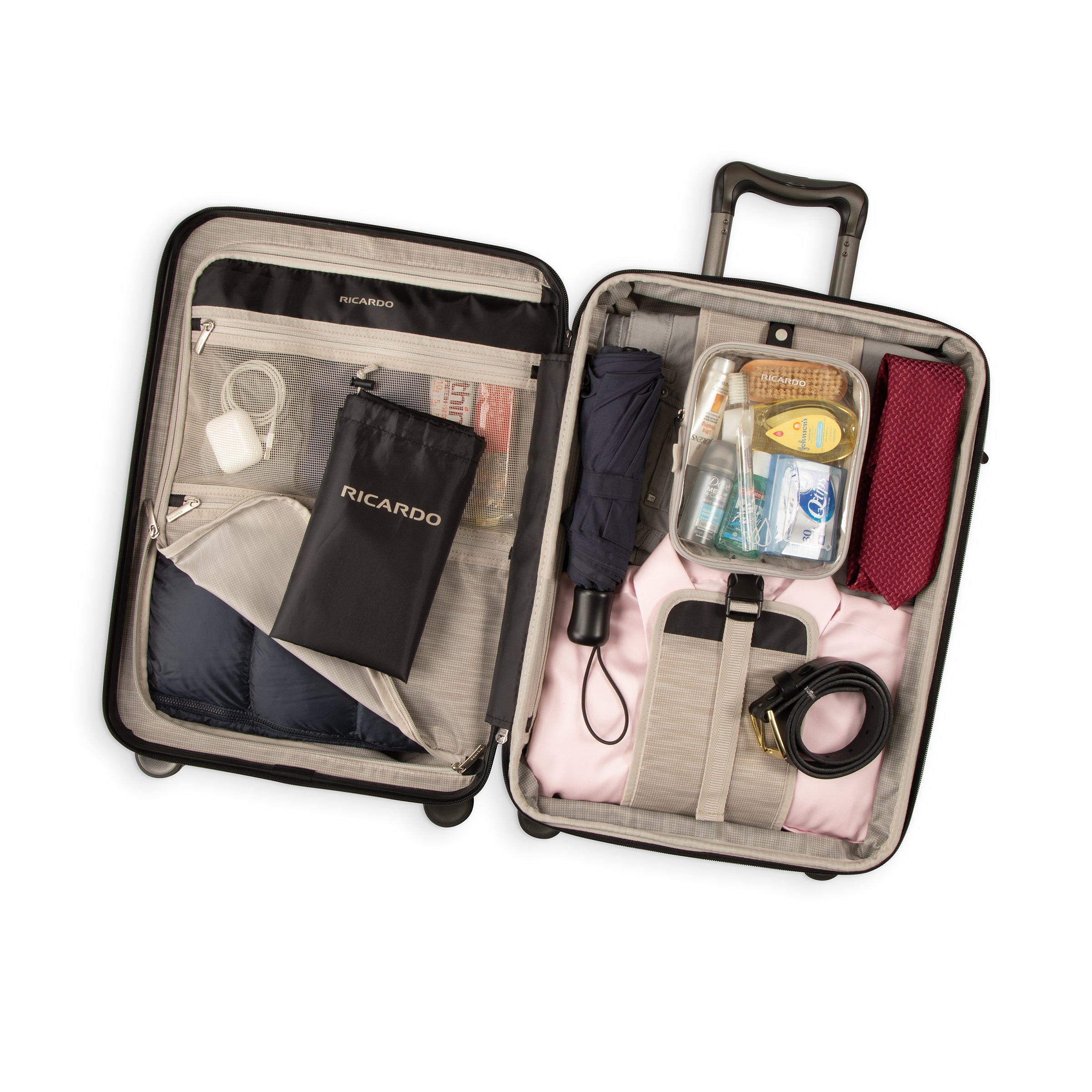 Ricardo Beverly Hills Brentwood Brentwood Hardside FastAccess Front Opening Carry-On Expandable Spinner