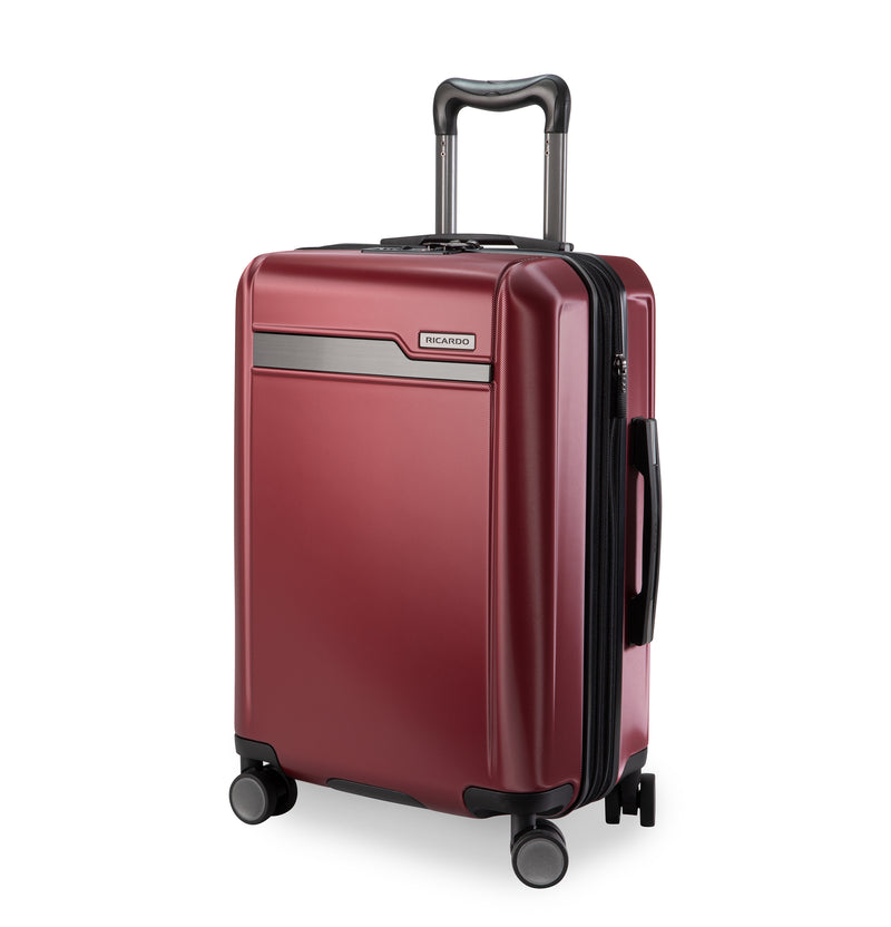 Ricardo Beverly Hills Brentwood Brentwood Hardside Carry-On Expandable Spinner Crimson