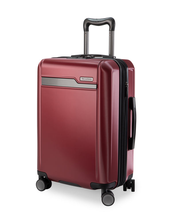 Ricardo Beverly Hills Brentwood Brentwood Hardside Carry-On Expandable Spinner Crimson