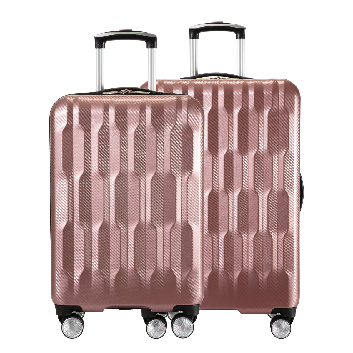 Ricardo Beverly Hills Antelope Antelope Hardside 2-Piece Set Rose Gold