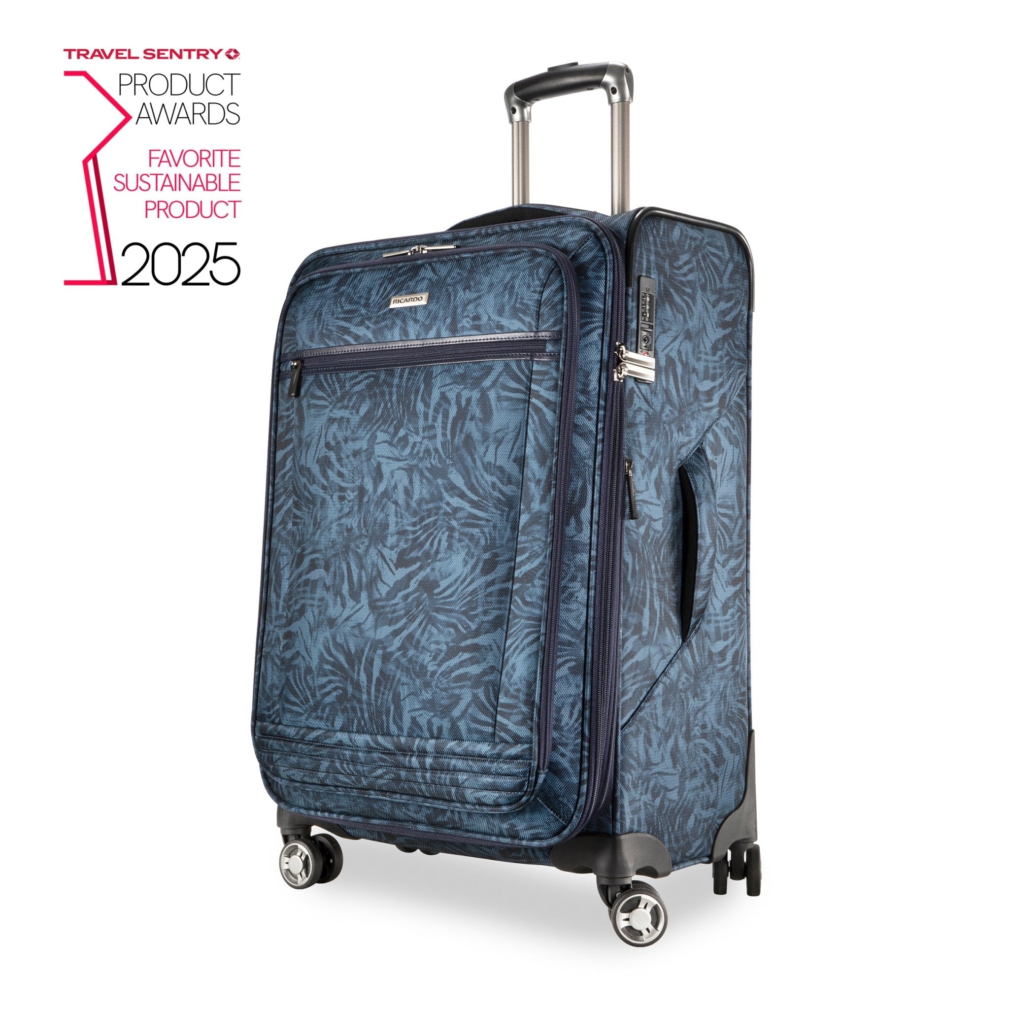 Ricardo Beverly Hills Avalon Avalon Softside Medium Check-In Expandable Spinner Serengeti Night