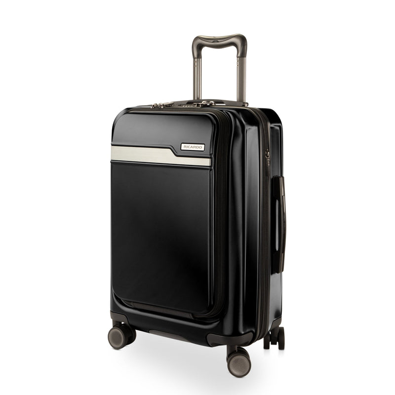 Ricardo Beverly Hills Brentwood Brentwood Hardside 21" FastAccess Front Opening Carry-On Expandable Spinner Onyx