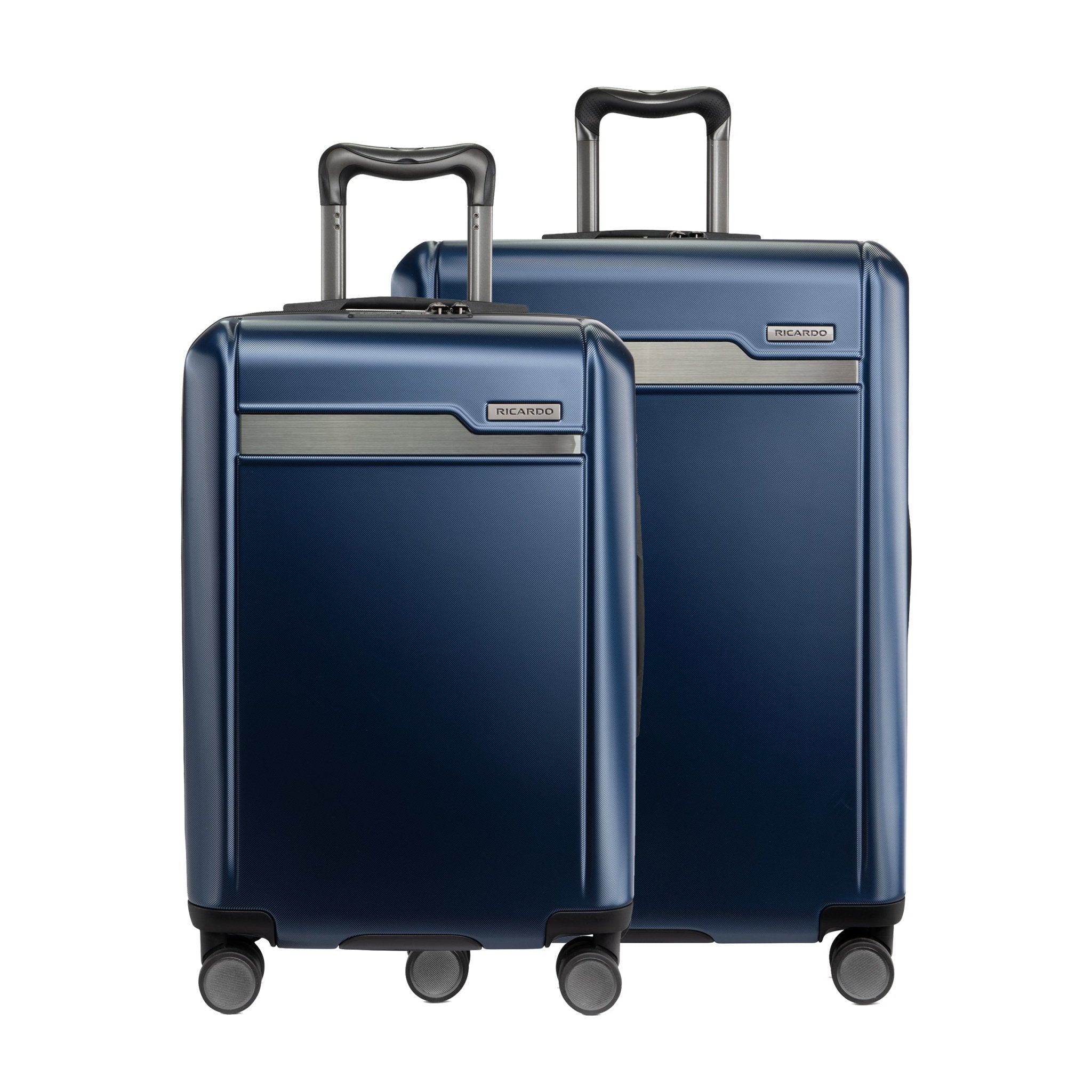 Ricardo Beverly Hills Brentwood Brentwood Hardside 2pc Set (21" Carry-On & 25" Medium Check-In) Ocean Blue
