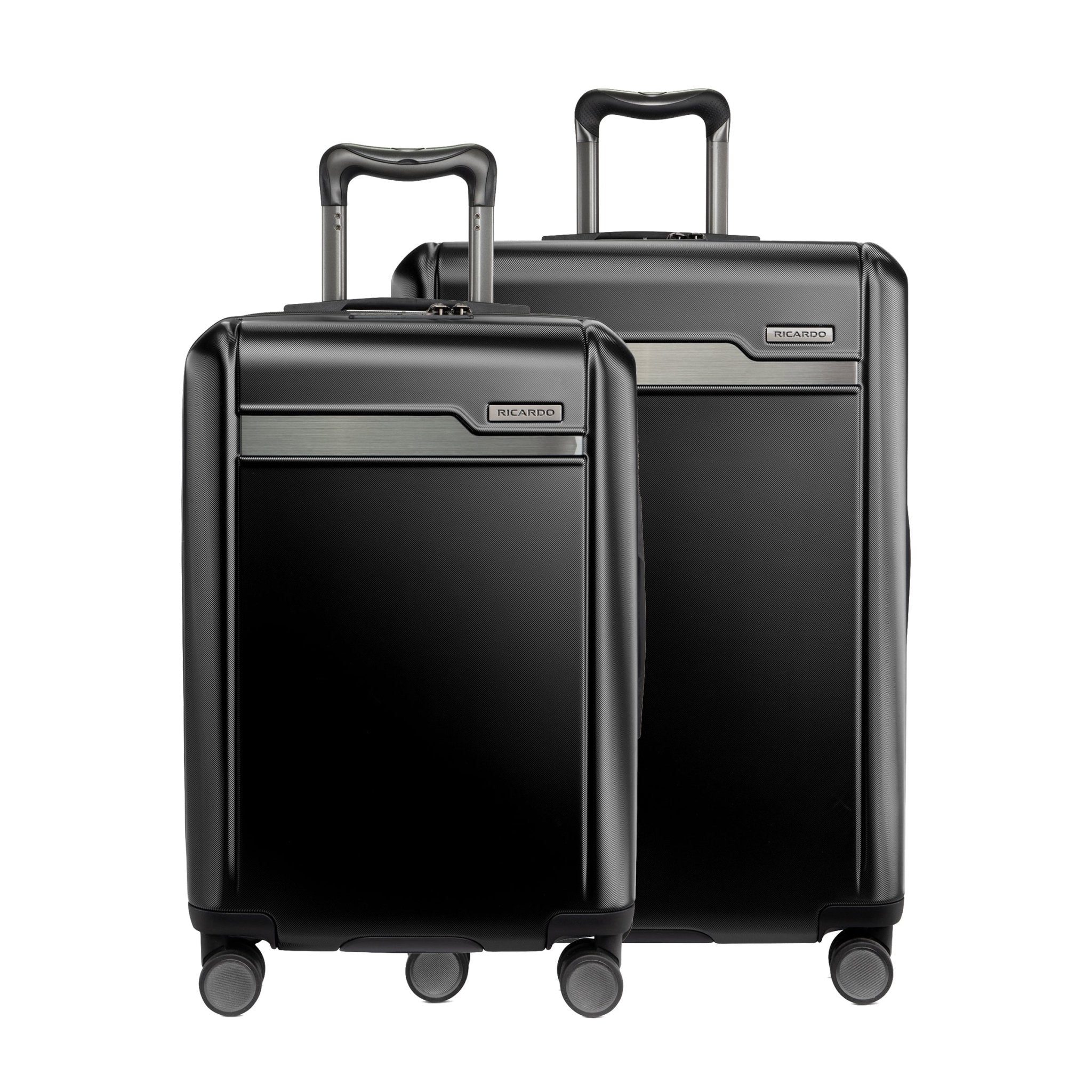 Ricardo Beverly Hills Brentwood Brentwood Hardside 2pc Set (21" Carry-On & 25" Medium Check-In) Onyx