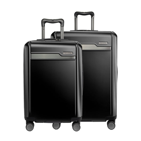 Ricardo Beverly Hills Brentwood Brentwood Hardside 2-Piece Set (21" Carry-On & 25" Medium Check-In) Onyx