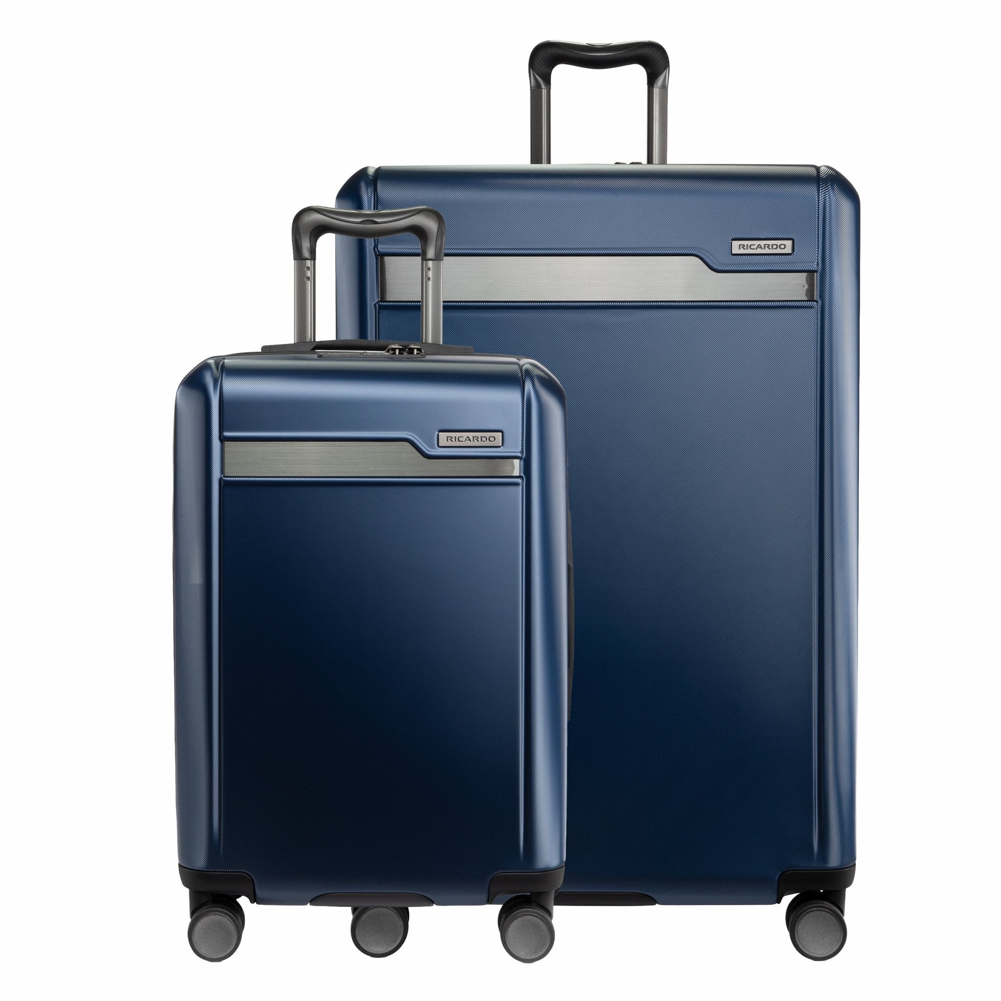 Ricardo Beverly Hills Brentwood Brentwood Hardside 2pc Set (21" Carry-On & 29" Large Check-In) Ocean Blue