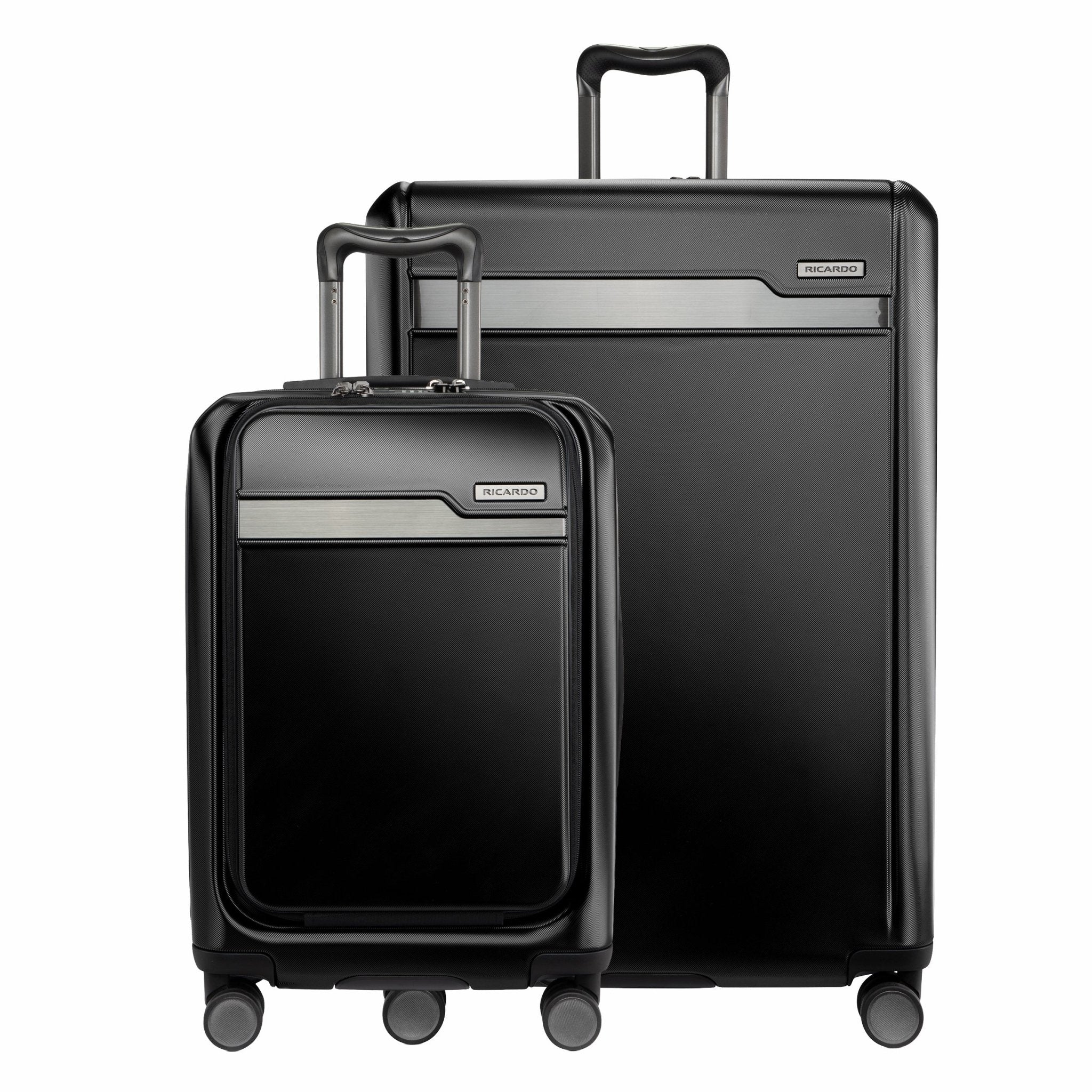 Ricardo Beverly Hills Brentwood Brentwood Hardside 2pc Set (21" FastAccess Carry-On & 29" Large Check-In) Onyx
