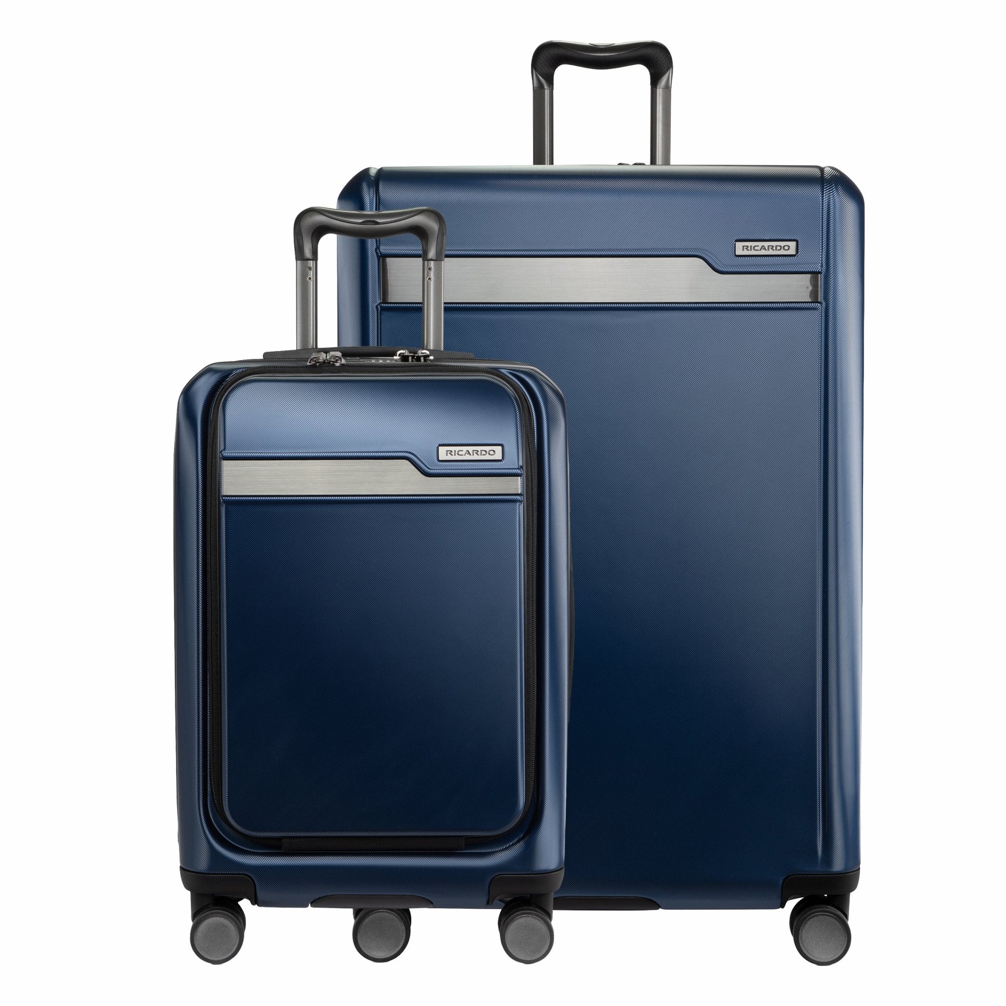 Ricardo Beverly Hills Brentwood Brentwood Hardside 2pc Set (21" FastAccess Carry-On & 29" Large Check-In) Ocean Blue