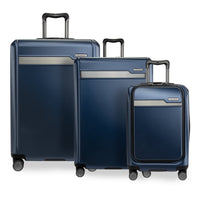 Ricardo Beverly Hills Brentwood Brentwood Hardside 3-Piece Set with FastAccess Carry-On Ocean Blue