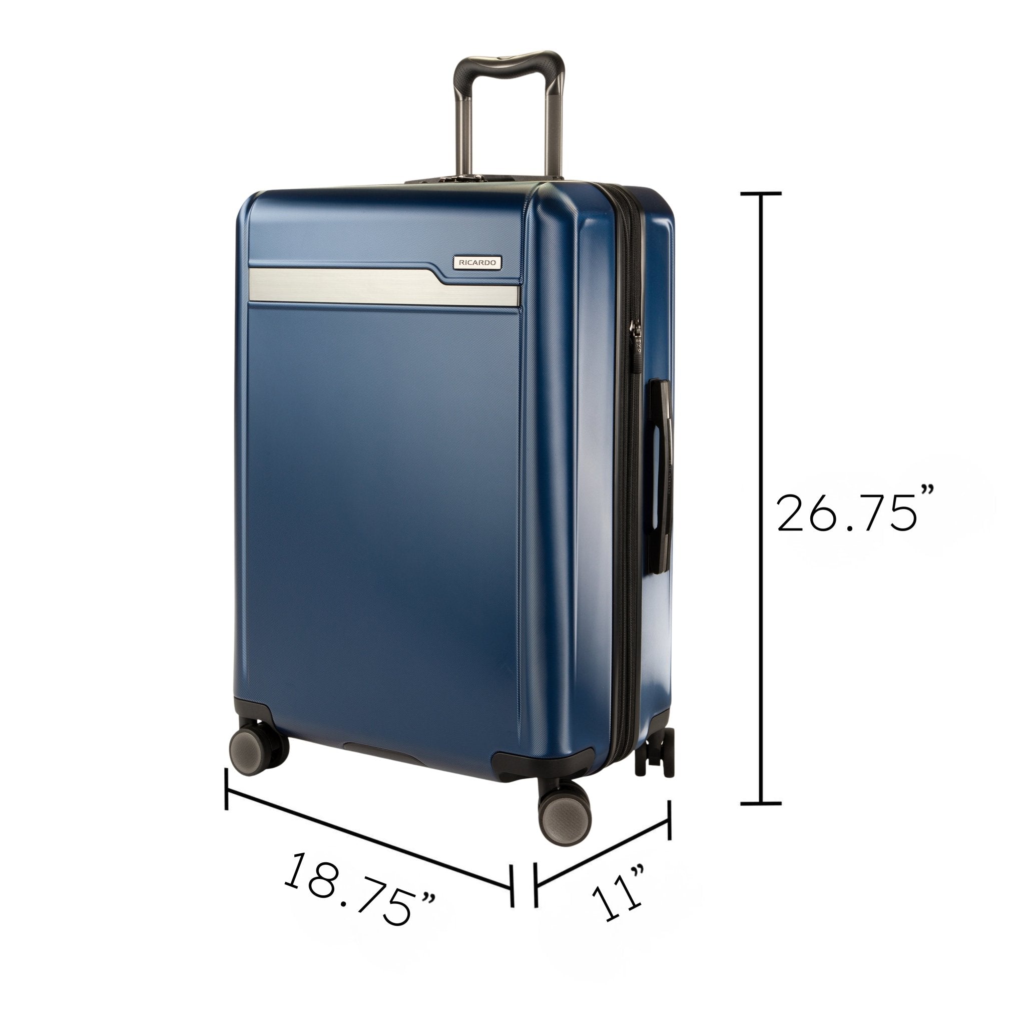 Brentwood Hardside Medium Check - In Expandable Spinner - Ricardo Beverly Hills