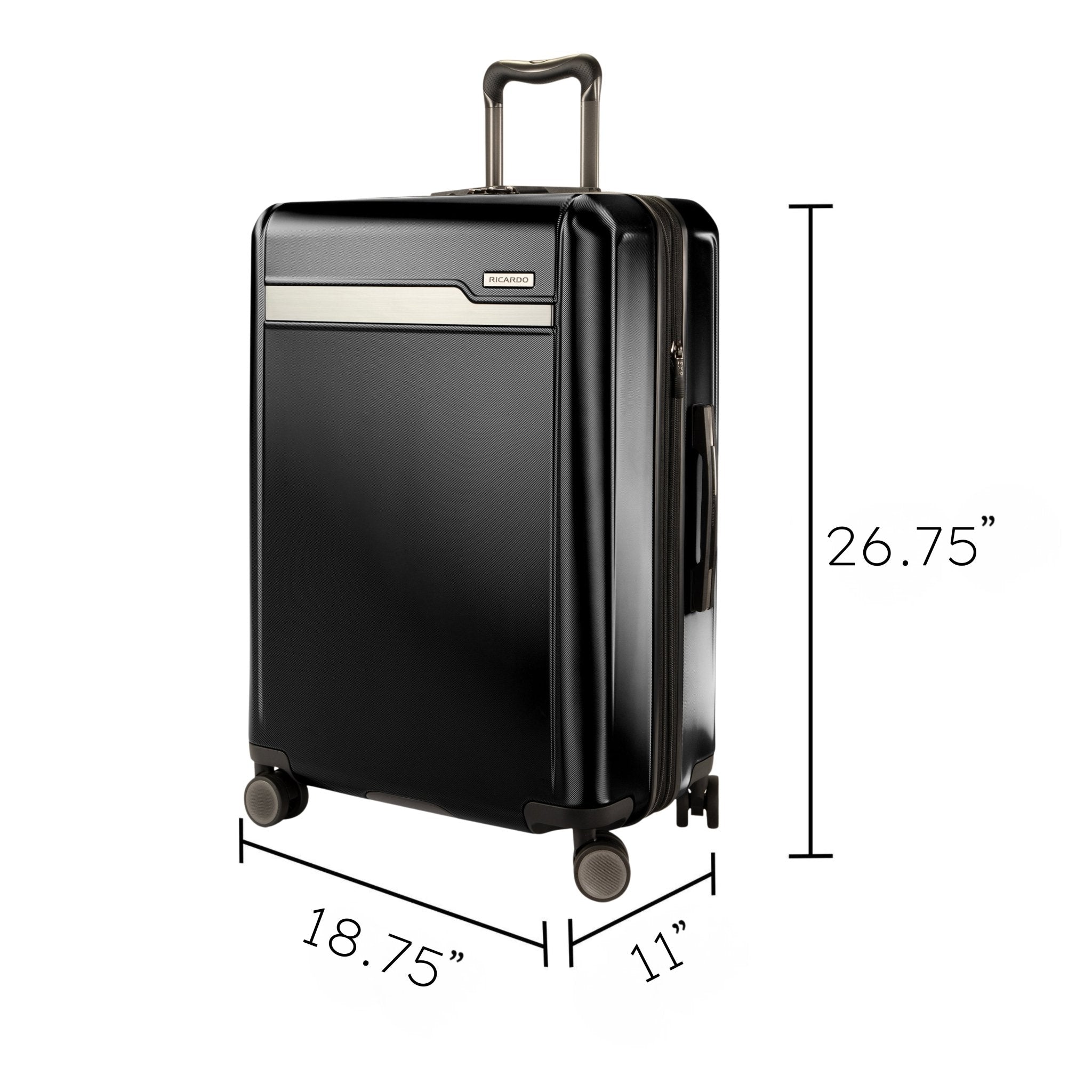 ポークヒレ Brentwood Hardside Medium Check-In Expandable Spinner | Ricardo
