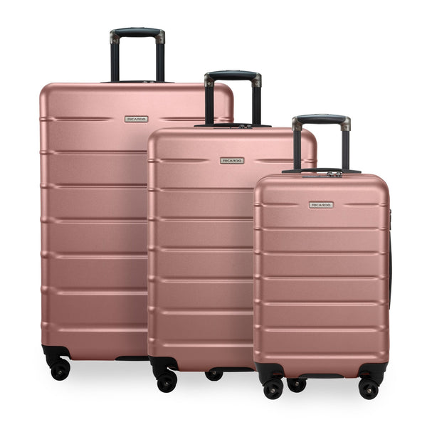 Ricardo Beverly Hills Cambria Cambria Hardside 3-Piece Set Rose Champagne