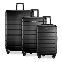Ricardo Beverly Hills Cambria Cambria Hardside 3-Piece Set Black Pearl