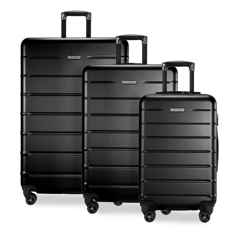 Ricardo Beverly Hills Cambria Cambria Hardside 3-Piece Set Black Pearl