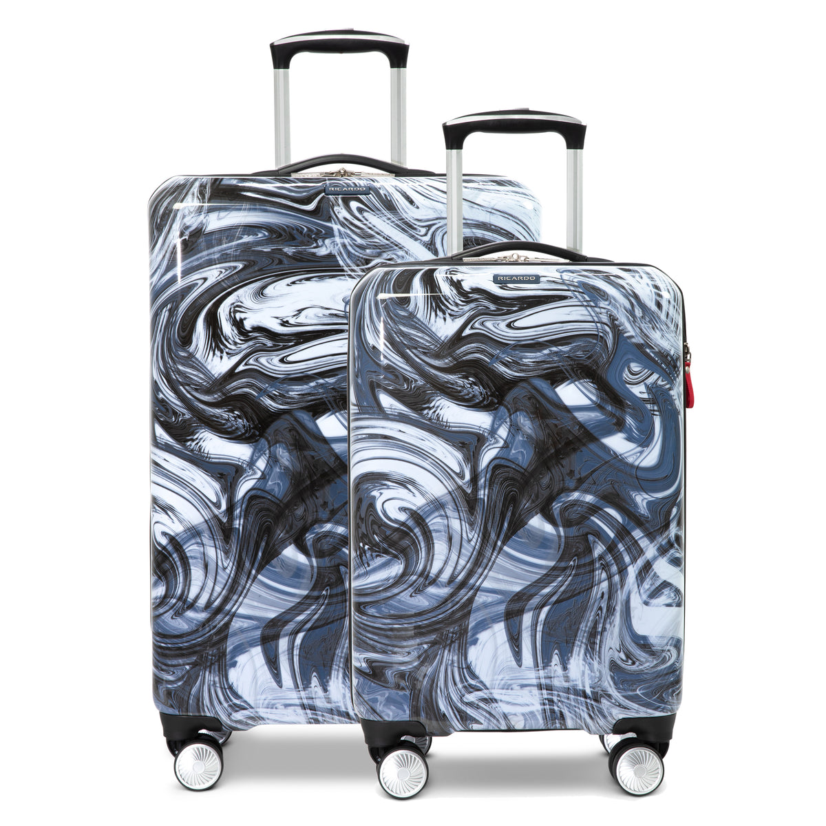 Ricardo Beverly Hills Florence 2.0 Florence 2.0 Hardside 2-Piece Luggage Set Blue Swirl