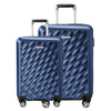 Ricardo Beverly Hills Melrose Melrose Hardside 2-Piece Set (21" Carry-On, 25" Medium Checked) Prussian Blue