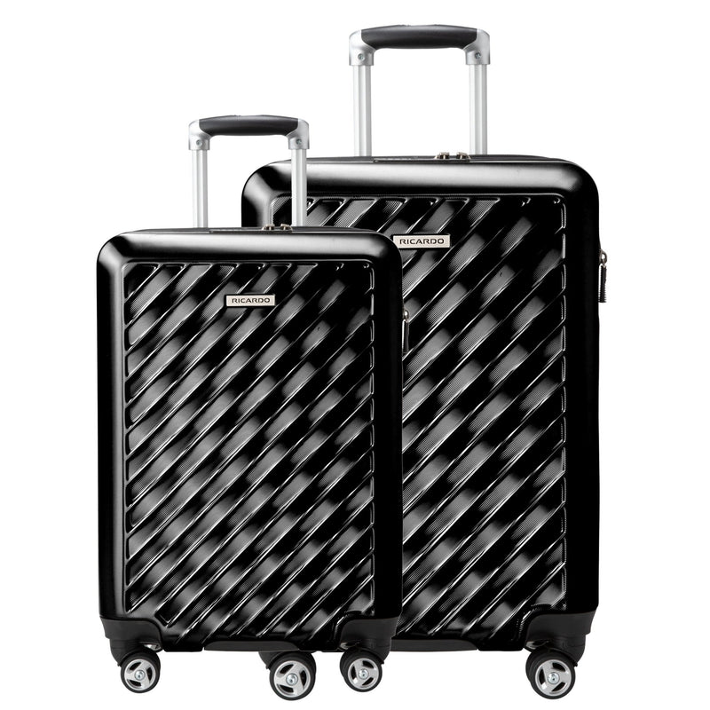 Ricardo Beverly Hills Melrose Melrose Hardside 2-Piece Set (21" Carry-On, 25" Medium Checked) Black