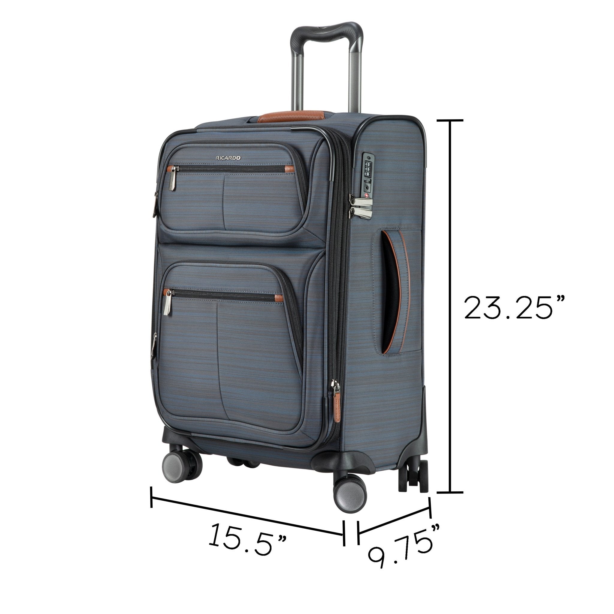 Montecito Softside Carry-On Spinner Suitcase Ricardo Beverly Hills