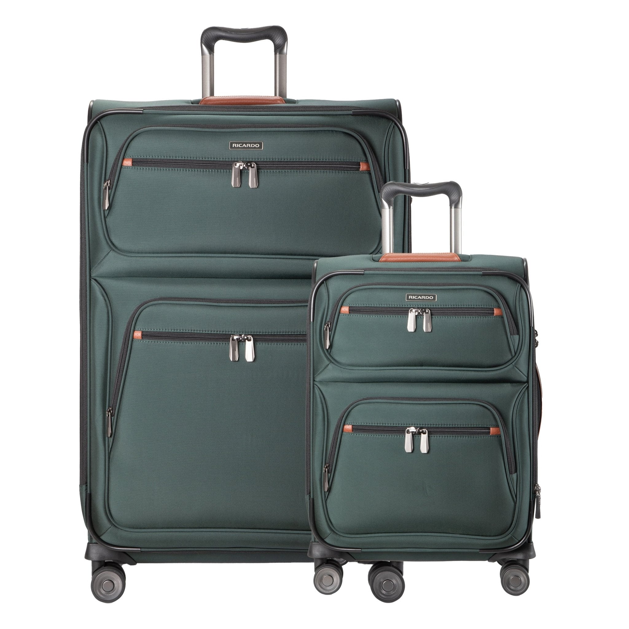 Ricardo Beverly Hills Montecito 3.0 Montecito 3.0 Softside 2-Piece Set (21" Carry-On & 29" Large Check-In) Hunter Green