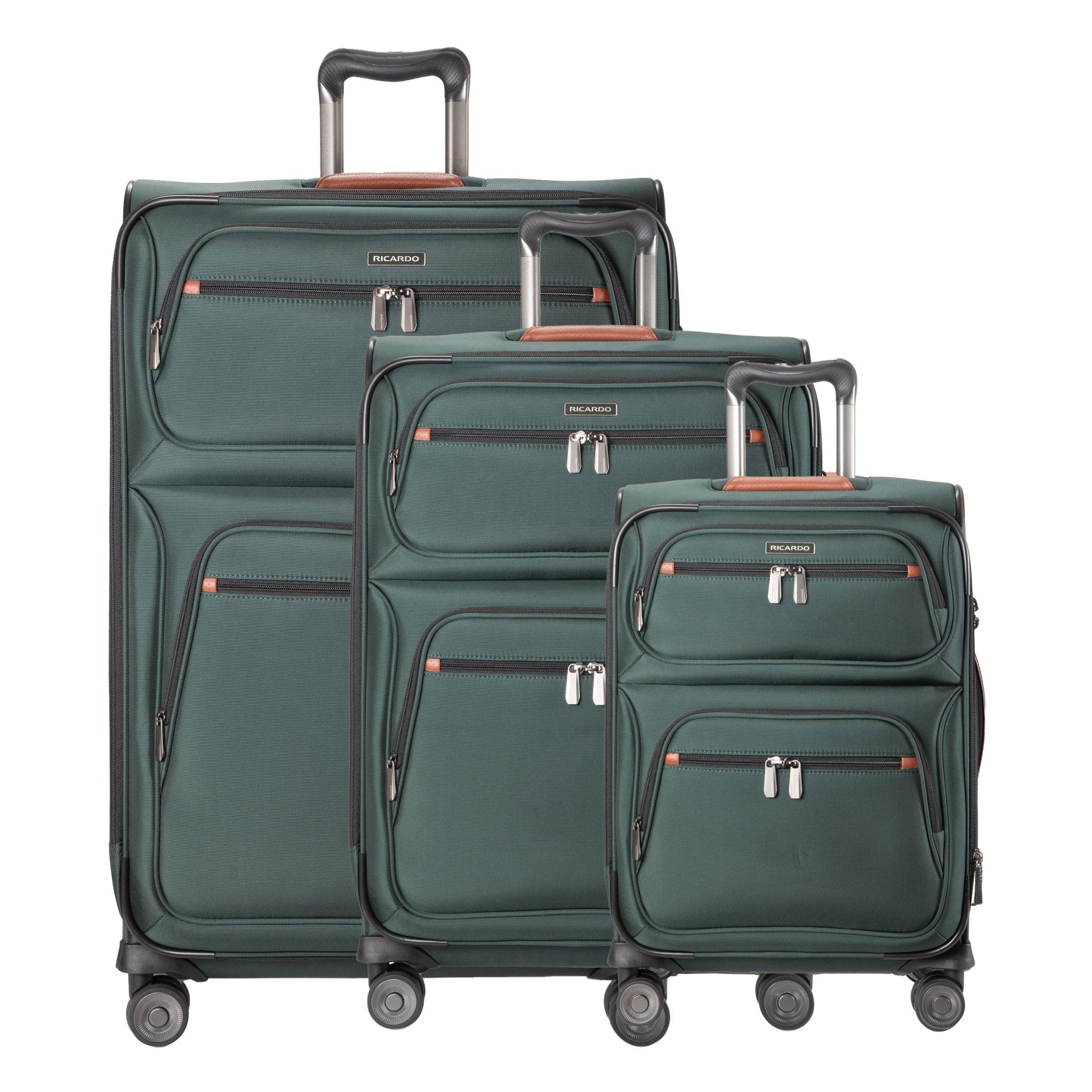Ricardo Beverly Hills Montecito 3.0 Montecito 3.0 Softside 3-Piece Set Hunter Green