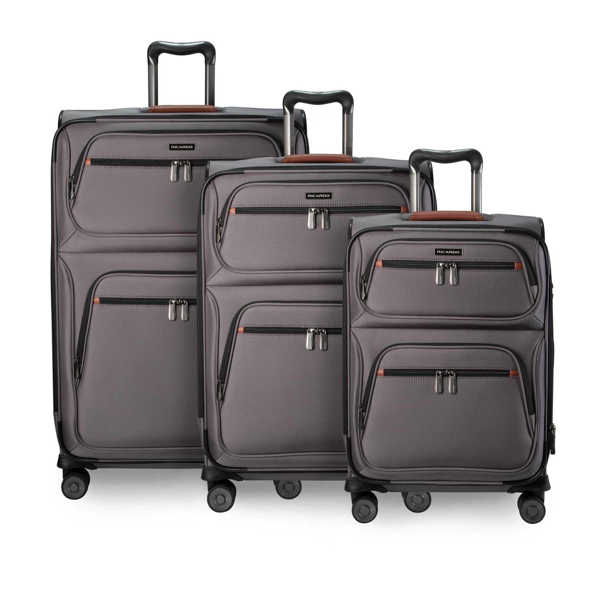 Ricardo Beverly Hills Montecito 3.0 Montecito 3.0 Softside 3-Piece Set French Grey
