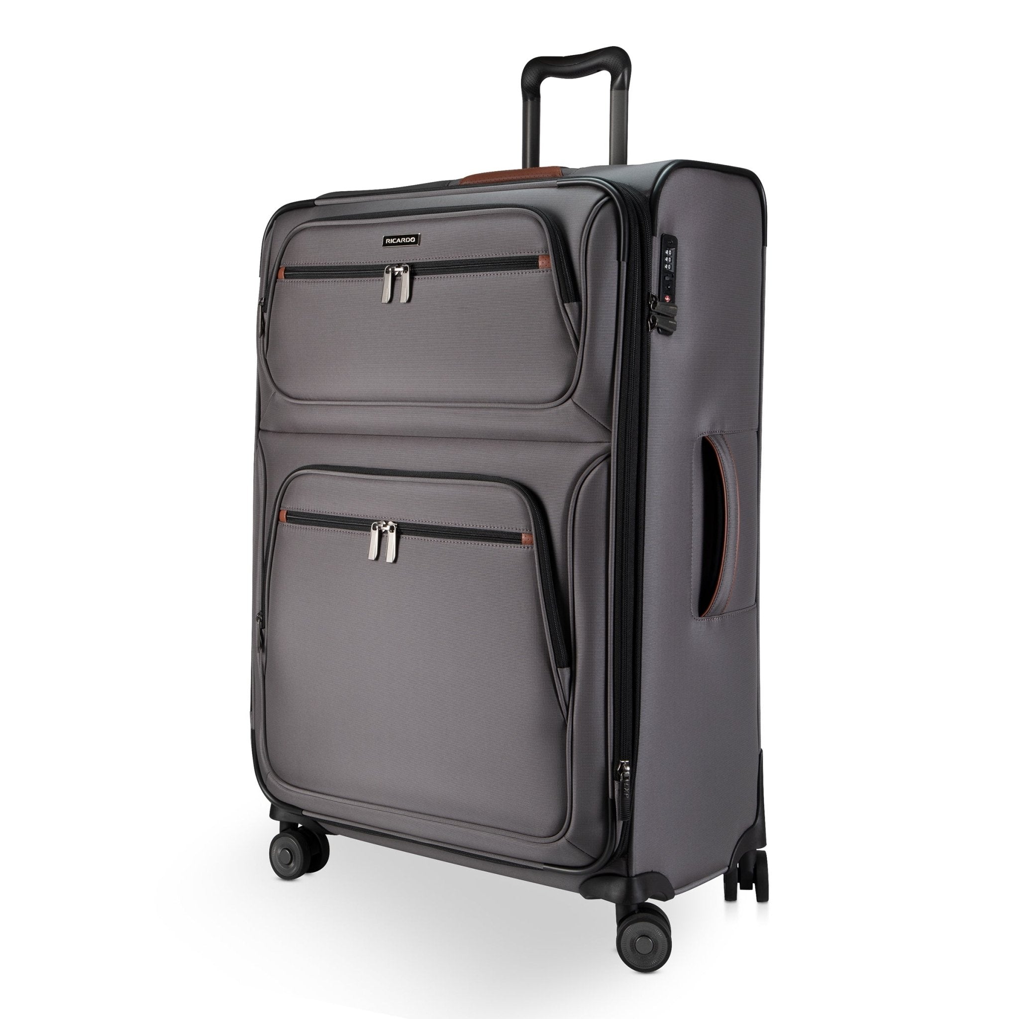 Ricardo Beverly Hills Montecito 3.0 Montecito 3.0 Softside Large Check-In Expandable Spinner French Grey