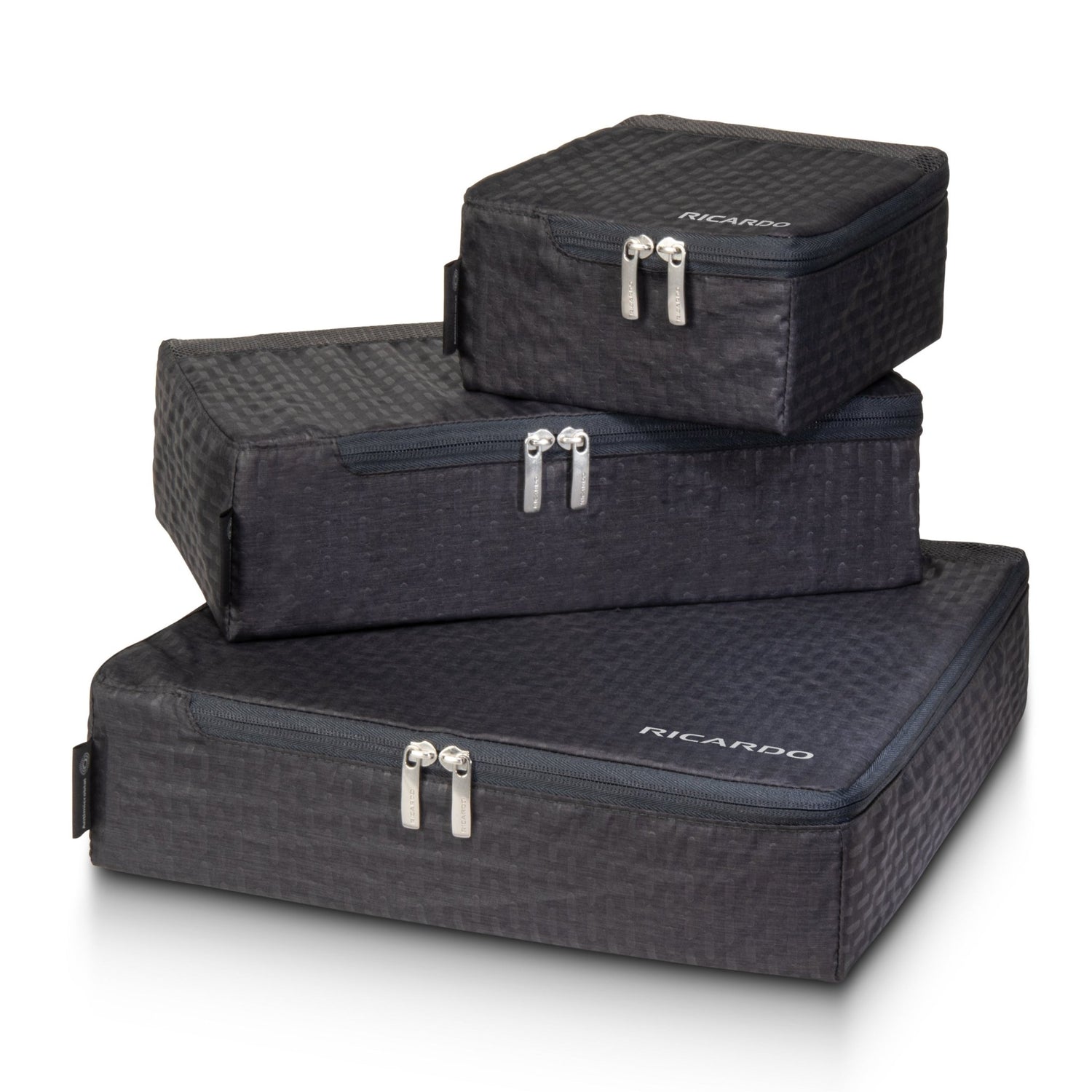 Ricardo Beverly Hills Essentials 5.0 Packing Cubes - Set of Three Black