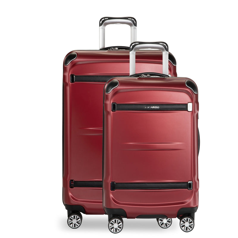 Ricardo Beverly Hills Rodeo Drive 2.0 Rodeo Drive 2.0 Hardside 2-Piece Set (21" Carry-on & 25" Medium Checked) Crimson Red