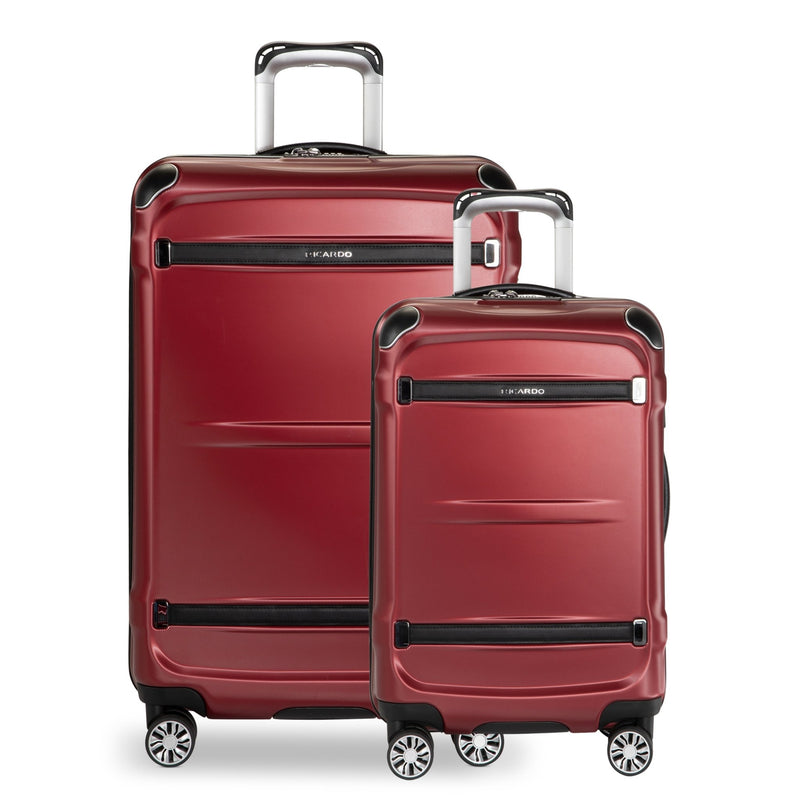 Ricardo Beverly Hills Rodeo Drive 2.0 Rodeo Drive 2.0 Hardside 2-Piece Set (21" Carry-on & 29" Large Checked) Crimson Red