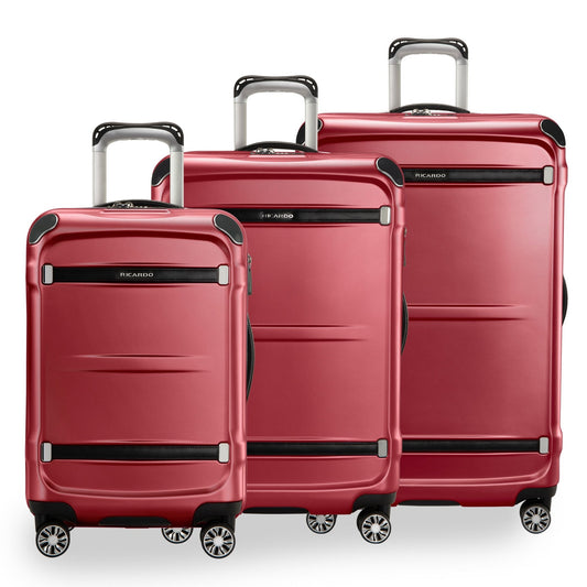 Ricardo Beverly Hills Rodeo Drive 2.0 Rodeo Drive 2.0 Hardside 3-Piece Set Crimson Red