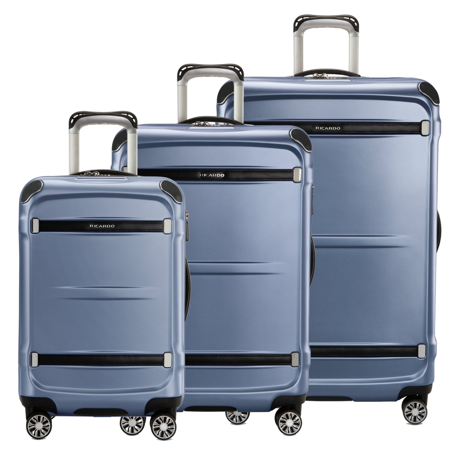 Ricardo Beverly Hills Rodeo Drive 2.0 Rodeo Drive 2.0 Hardside 3-Piece Set Arctic Blue