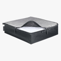 Essentials Large Packing Cube in Graphite Open View~~Color:Graphite~~Description:Opened