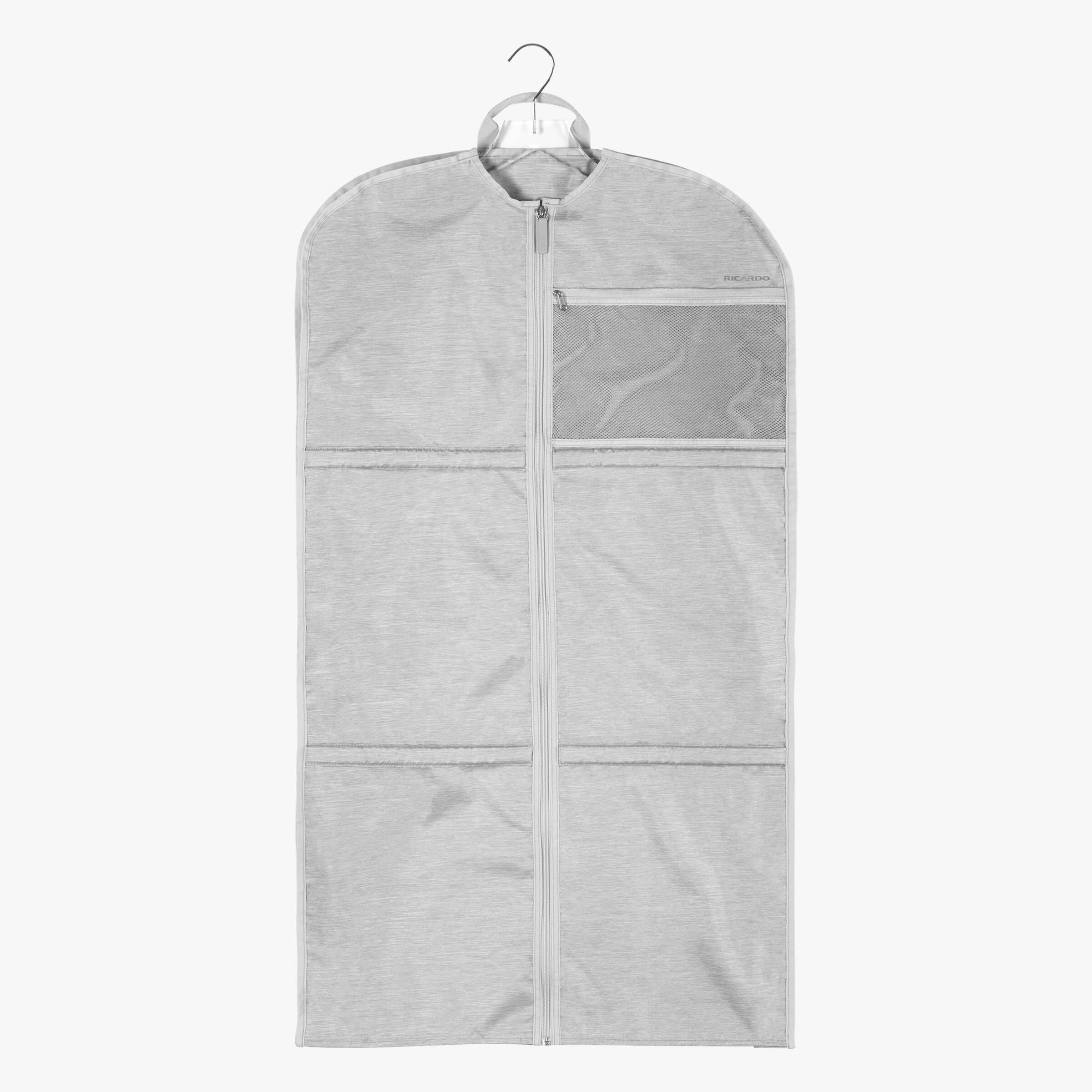 Essentials Large Garment Sleeve in Cloud Front Hanger View~~Color:Cloud~~Description:Front
